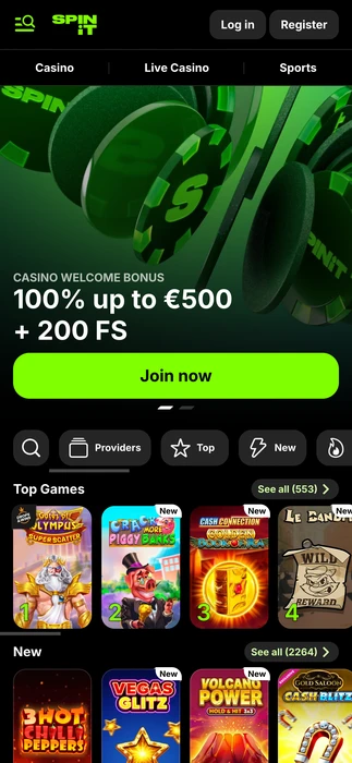 Spinit Casino — przegląd platformy hazardowej online